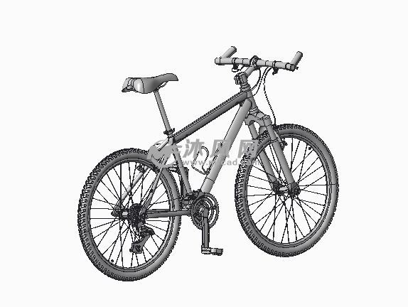 山地自行車(chē)設(shè)計(jì)三維模型探索
